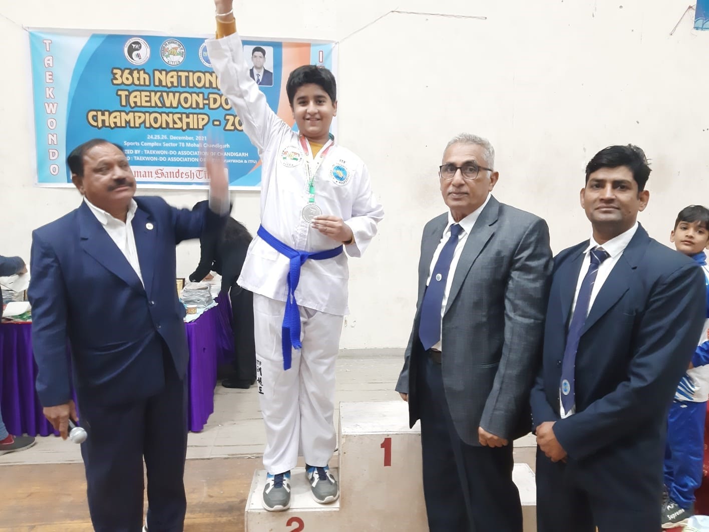 Read more about the article KRM Student bagging a silver medal at National Taekwondo Championship